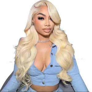 Vshow Blonde Body Wave Hair Wear Go Glueless Human Hair Wigs 4x6 Pre-cut HD Lace Wigs For Women