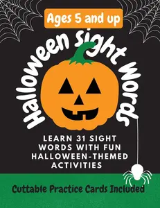 USED-Halloween Sight Words: Learn 31 Sight Words by doing Fun Halloween-Themed Activities! by McNeil, Trisha (Paperback)