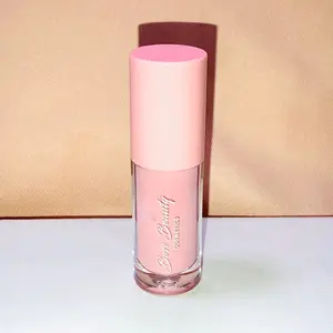 Cotton Candy 101 Hydrating Lip Gloss - Pink Lipstick in Clear Bottle - Makeup
