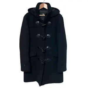 Pre-owned BURBERRY Wool Small Leather Goods Coat