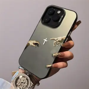 Sistine Chapel-Inspired Artistic Phone Case Premium Shockproof Wood Case for iPhone 17 Pro Max 16 15 14 Plus 13 12 Mini 11 XR X XS Air E Fashionable Girly