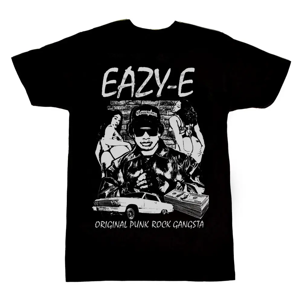 Eazy-E Original Punk Rock Gangsta T-Shirt – Compton Rap Icon Tee