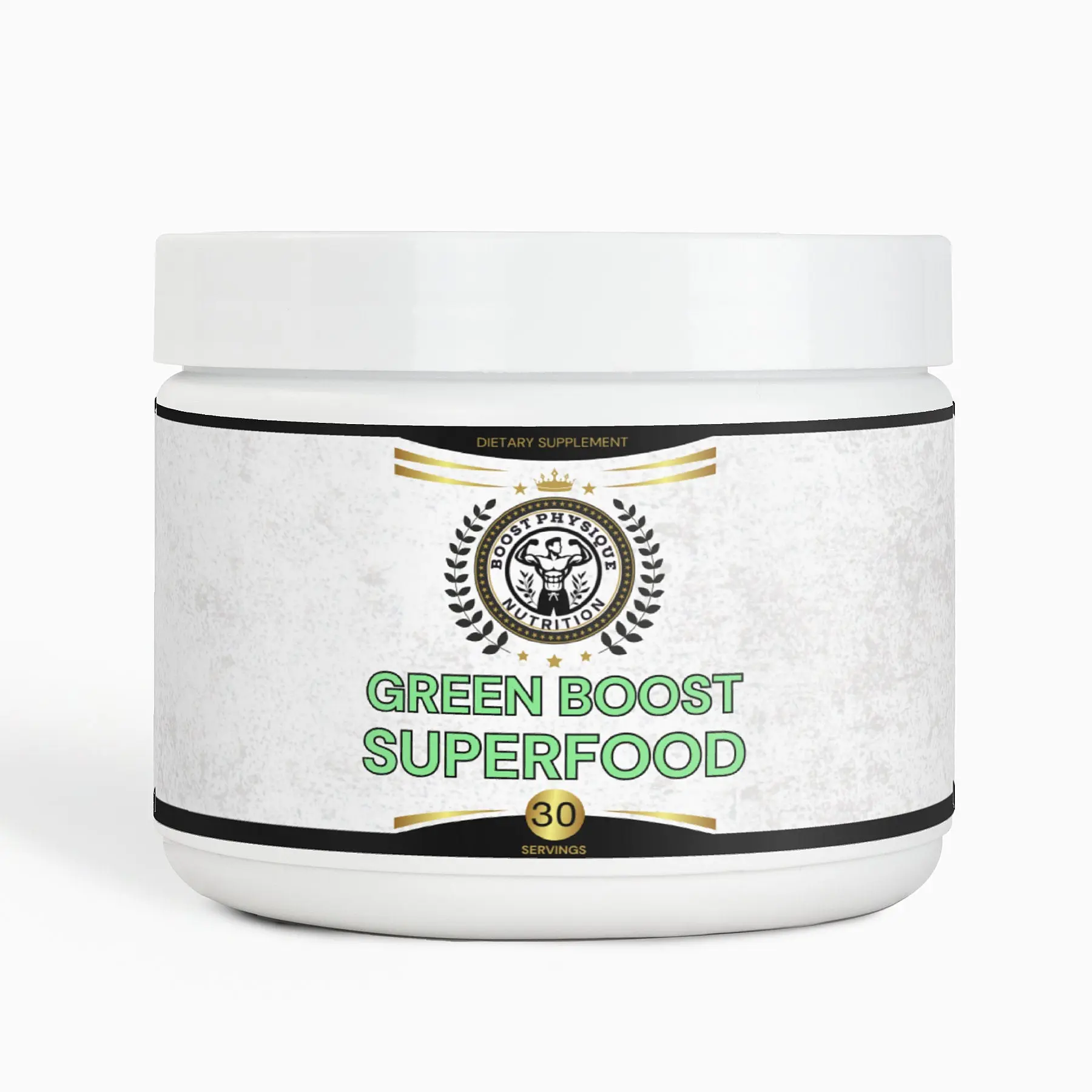 Boost Physique Nutrition Green Boost Superfood Drink Powder: Supplement Vitamins Minerals Heath Vegan Healthcare Dietary