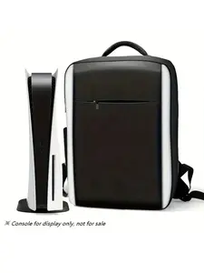 Ps5 Console Travel Backpack, Protective Storage Bag for Sony Playstation 5, Controller, Headset, Game Discs, Charging Station, Gamer Gift, Traveling Bag