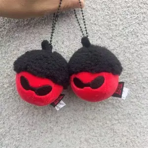 Kpop Idol J-Hope Acorn Keyring Charm Plush Keychains Concert Same Style Fans Collection Pendant Gift