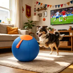 Dog Ball Dog Toys, Cattle Dog Polo Ball, Australian Shepherd Dog Polo, Dog Giant Ball Toy, Full Set Of Dog Ball Golden Retriever Bite Ball To Relieve Boredom Ball To Tease Shiba Inu Corgi Self-Hi Pet Training Ball Outdoor