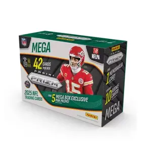 2025 Panini NFL Prizm Football Trading Card Mega Box