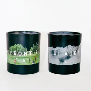 LUI AURA x FRONT9 CANDLE SET- (8oz Standard) candle wood  wick