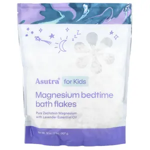 Asutra Kids, Magnesium Bedtime Bath Flakes, 32 oz (907 g)