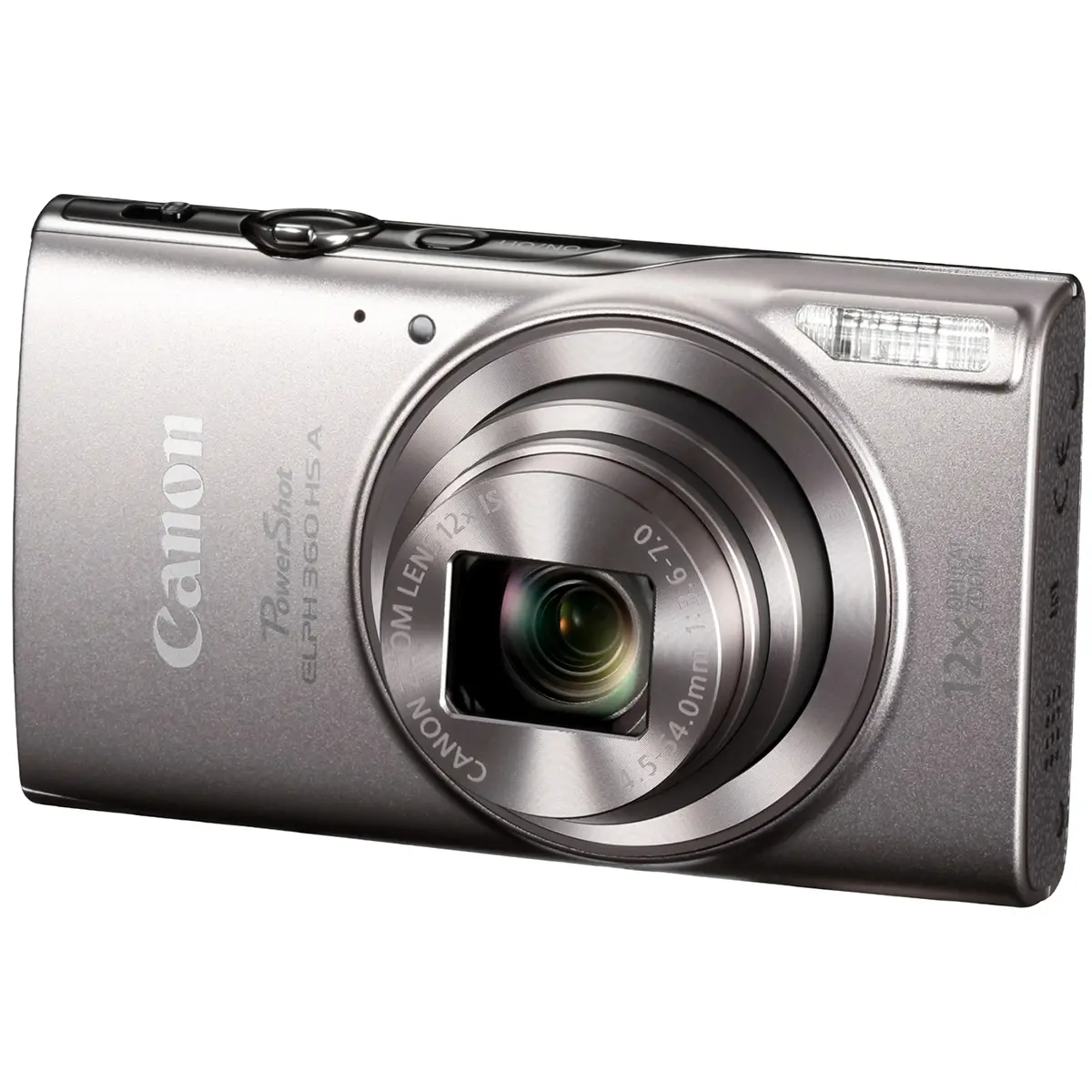 Canon PowerShot ELPH 360 HS A Digital Camera, Silver Canon PowerShot ELPH 360 HS A Digital Camera, Silver