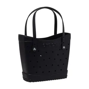Crocs Classic Medium Tote Bag, Shoulder Bag, Durable Pool and Beach Bag, Accessorize with Bag Charms and Jibbitz Charms
