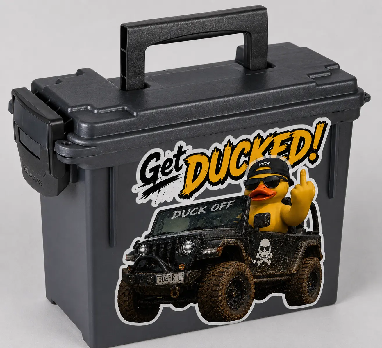 Ammo can filled with Rubber ducks