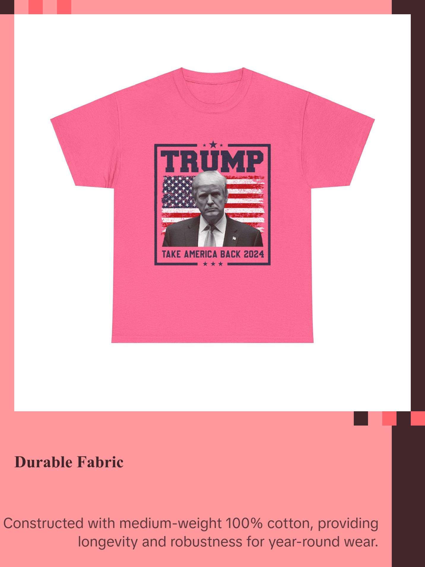 Trump Take Back America - Unisex Heavy Cotton Tee