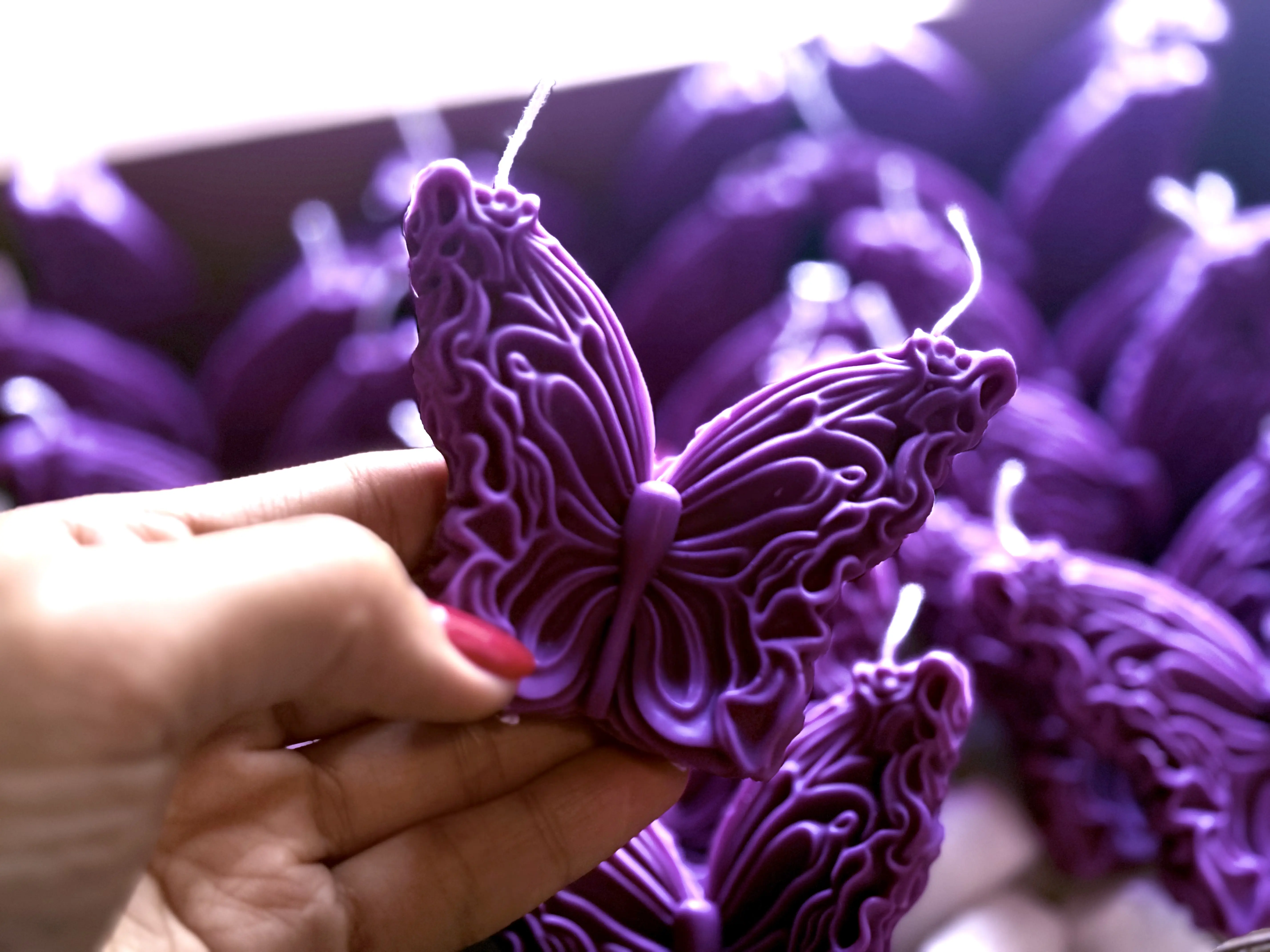 butterfly candle