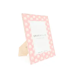 The Isla Palm Vertical Picture Frame - Coral Pink
