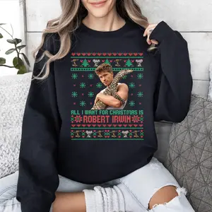Robert Irwin Funny Christmas Shirt, Robert Irwin DWTS 2025 Tshirt, Unisex Cotton Tee, Stars Fan Gift, Cute Xmas Gift