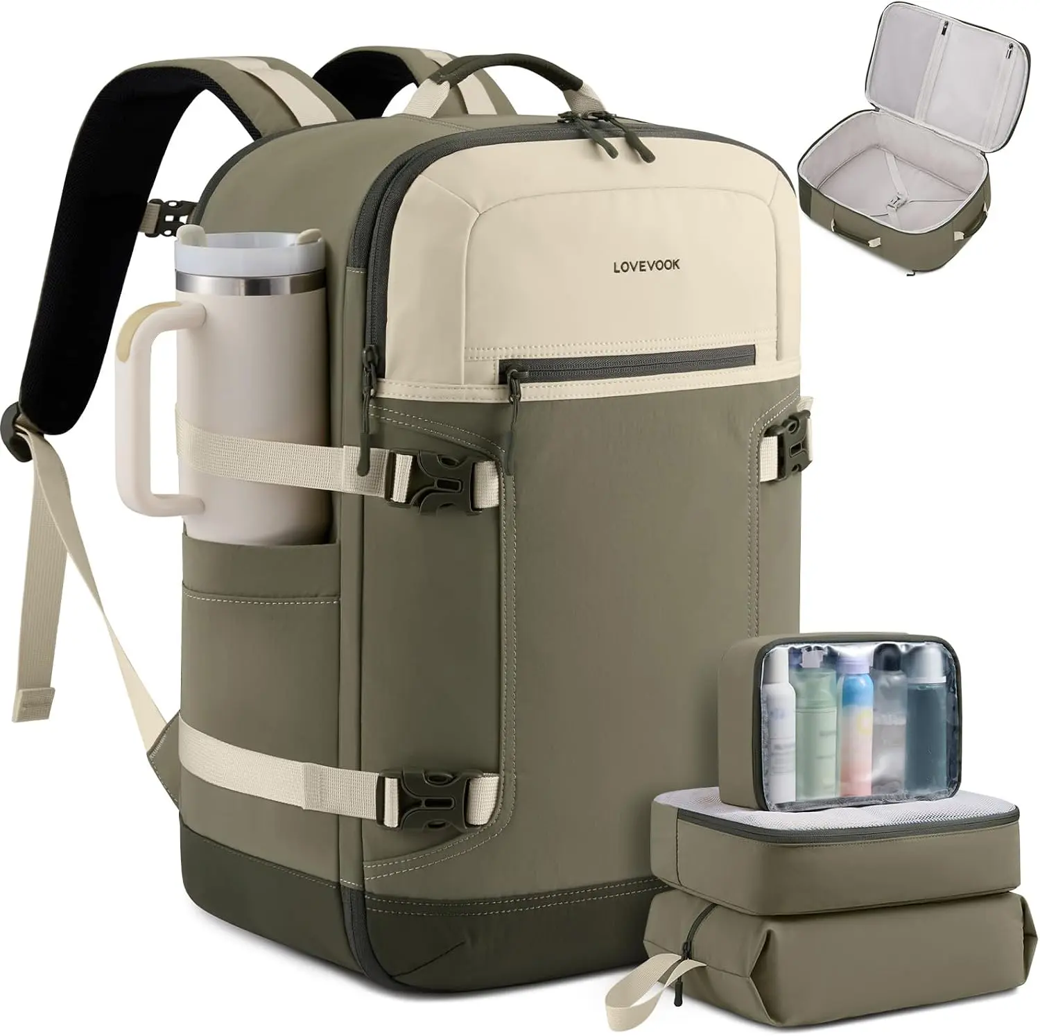 Beige - Green Beans - Olive Green