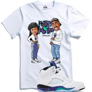 Love Martin Unisex T-Shirts To Match Sneakers 5s Retro Grape, Jordan 5 Grape Outfit, Trending Shirts, Top T-Shirt