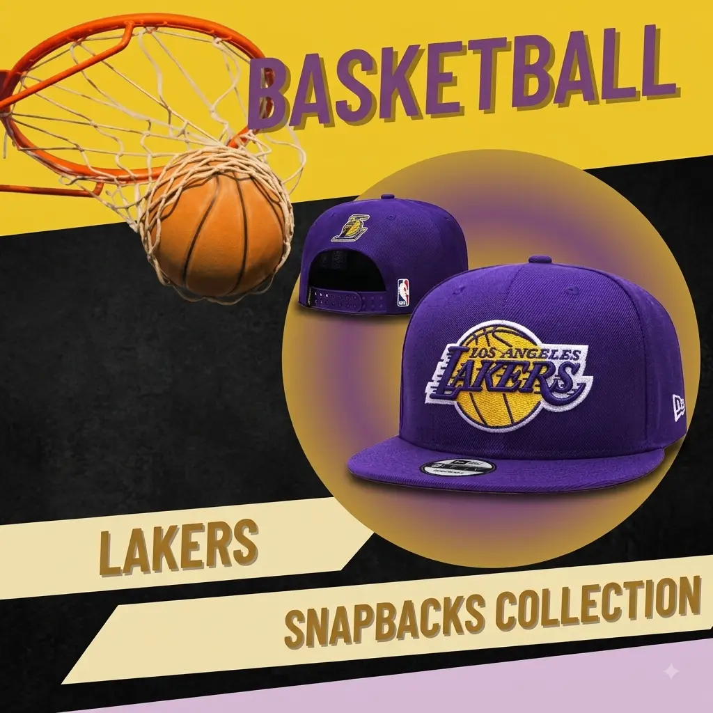 New Era NBA Los Angeles Lakers 9FIFTY Snapback Adjustable Basketball Cap