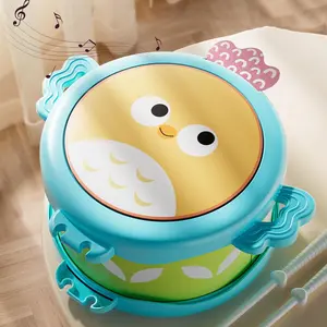 Baby Hand Drum Set with Drumsticks, Multifunctional Educational Music Toy, Early Education Instrument for Infants, Perfect Gift for 0-3 Years