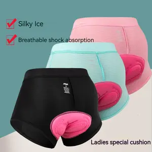 Women's Gel 3D Padded Cycling Shorts, Comfortable Underwear, Compression Tights, Bike Underpant, Road Bicycle