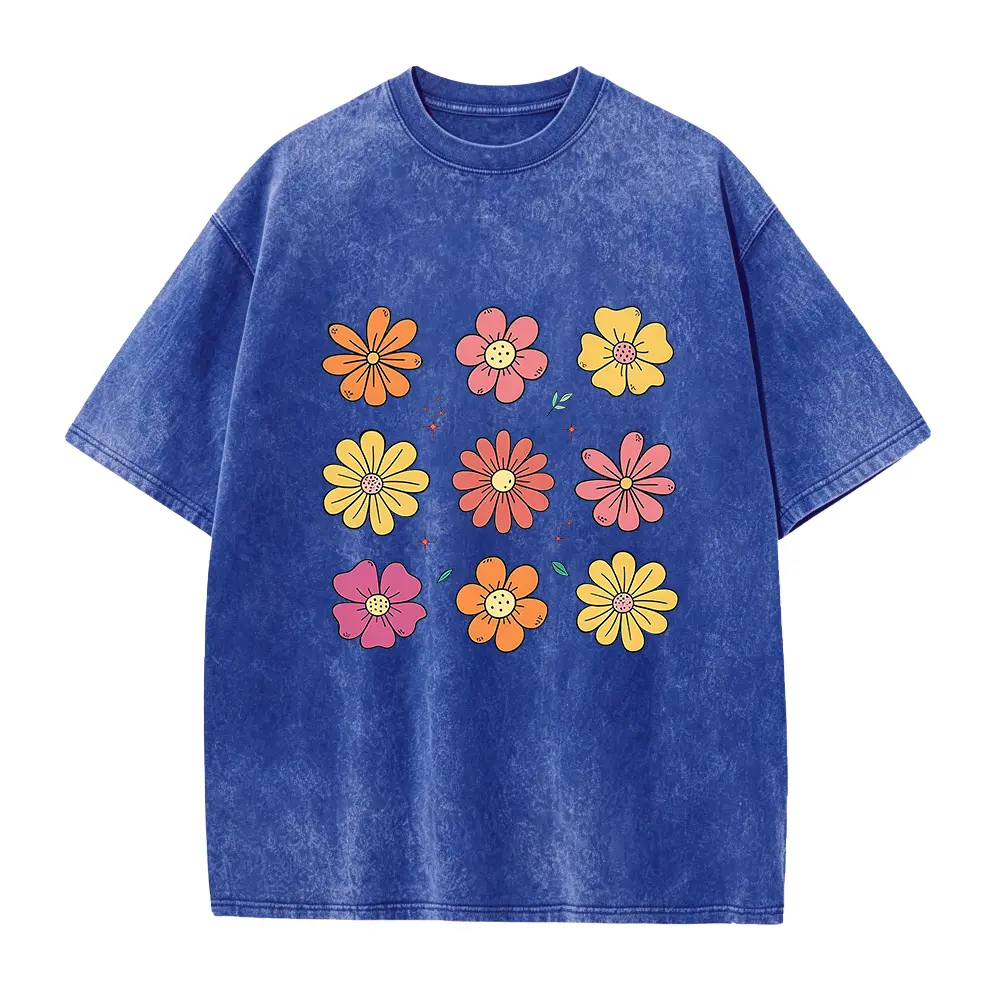 Floral Tee: Fun Spring Flower Blooms Shirt