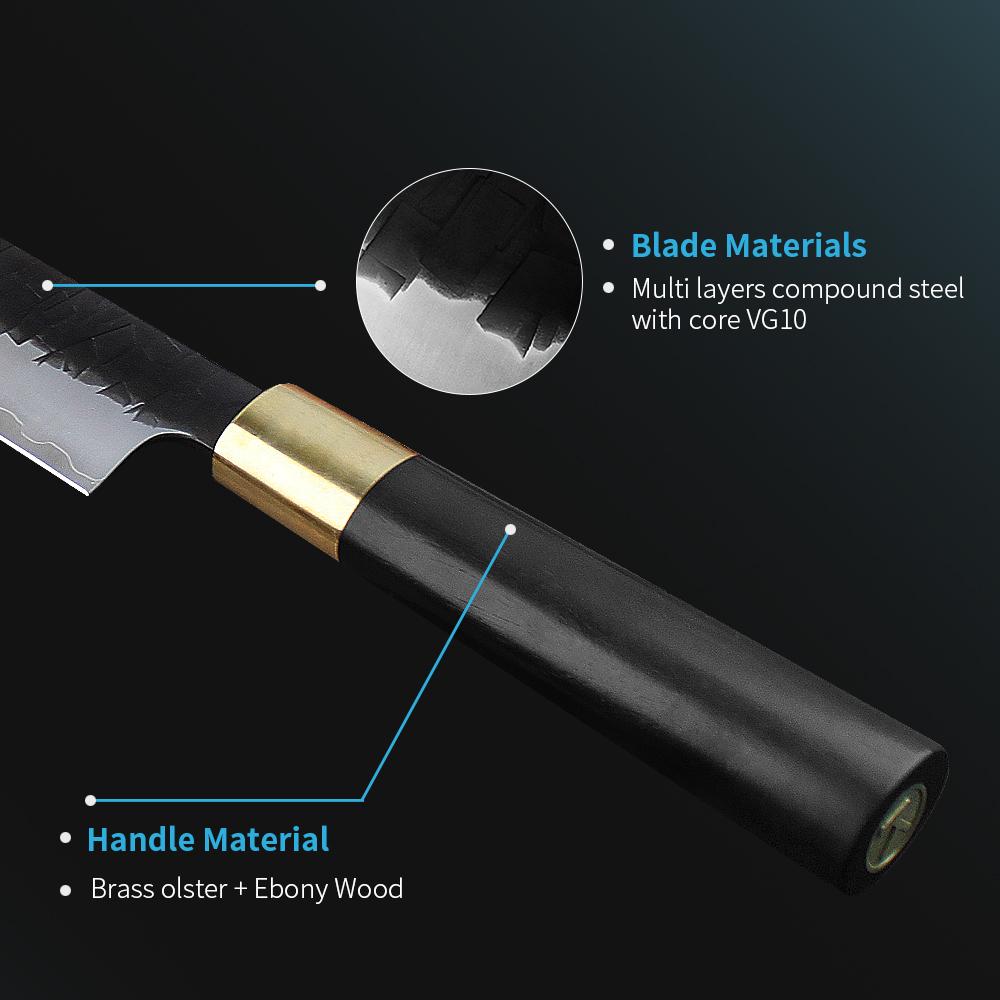 Yanagiba Japanese Sushi Knife, For Sushi & Sashimi Prep, Hand-Forged VG10 Blade, Flat Grind Precision, Ebony or Olive Wood Handle – Pro Chef & Collector Gift for Sushi Prep | Kajiya Asakusa 9 Inch