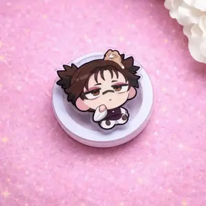 Anime Choso Chibi Manga Inspired MagSafe Phone Grip: Kawaii Jujutsu Magnetic Phone Holder, Otaku Fan Gift Kaisen, Phone or Kindle Popgrip