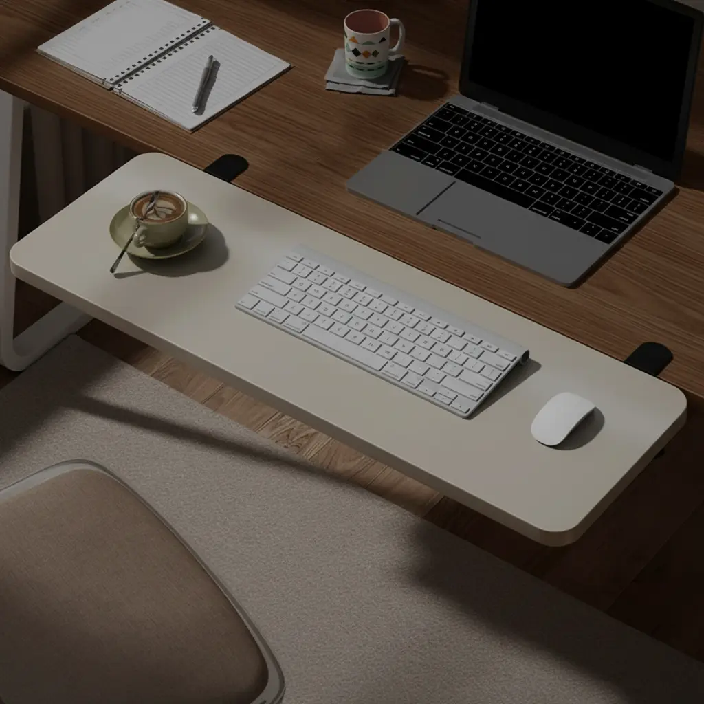 Foldable Desk Extender Shelf