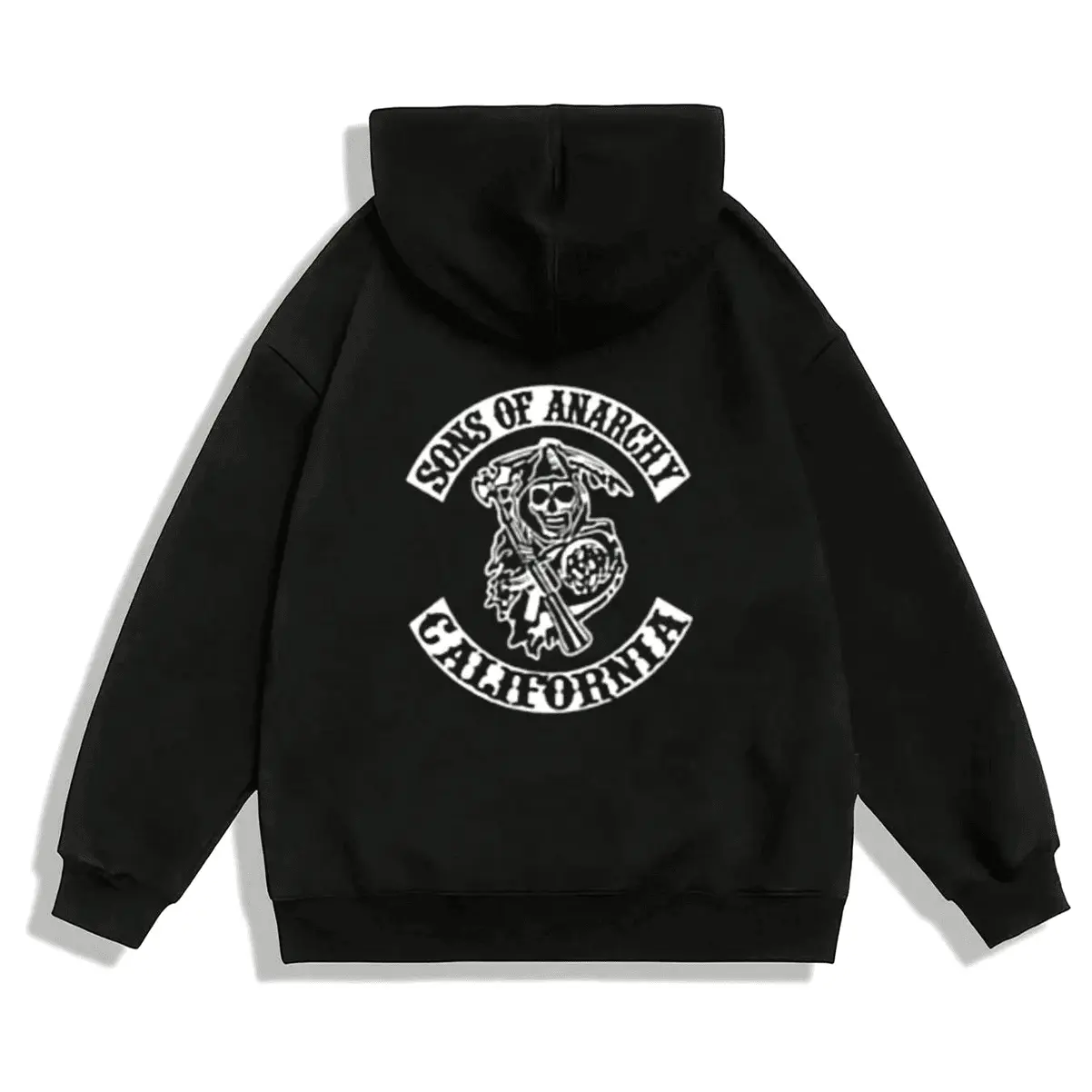 Women's California Graphic Hoodie, Vintage-Style Pullover Streetwear, Soft Cotton Blend Long Sleeve Sweaters, Casual Everyday Clothes, Tee, Garment