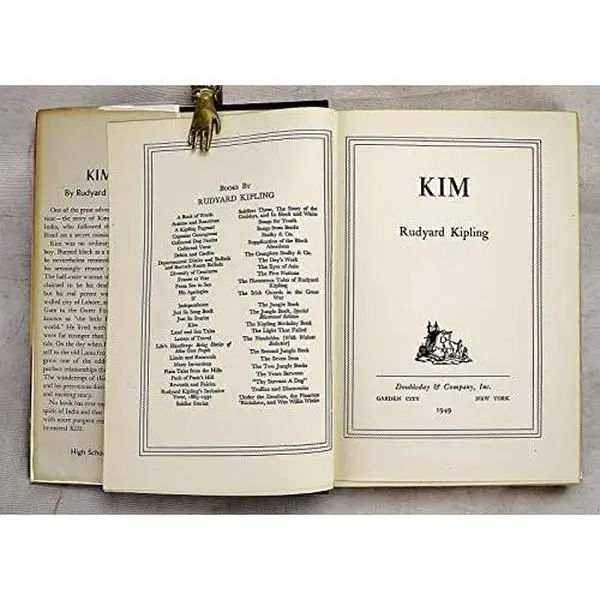 USED Book - Kim: The Naulahka, a story of West and East (The Mandalay edition of the works of Rudyard Kipling) by Rudyard Kipling (Hardcover) - english