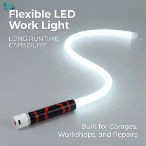 Bendable LED Flashlight Stick – 27" Flexible LED Work Light, High Lumen Magnetic Inspection Light, Rechargeable 7-Hour Runtime, Hands-Free Repair Light for Car Engine, Mechanic, Off-Road,Summervibes