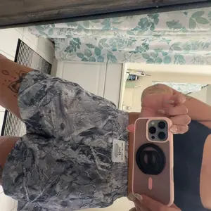 Women's Casual Loose Fit Shorts, Elastic Waist Camo Print, Summer All-Season Versatile Pants, Sporty Style, Plain Design, Womenswear