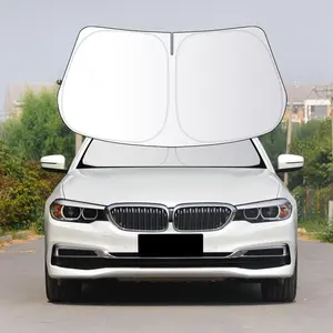 Front Windshield Sun Shade Custom Fit Compatible for BMW 5 Series 528i 535i 530i 525i 540i 520i 530e 545i 550i 535d 2011-2020 Sunshade Foldable UV Ray Reflector Visor Accessories Cover Reflective