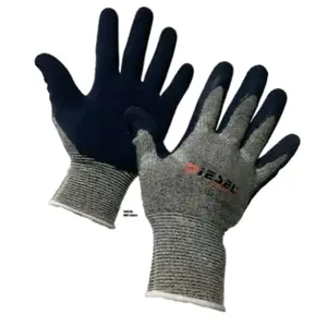 12 Pair D-Grip Work Gloves Foam Latex
