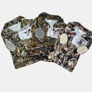 Kids Hunting Season Long Sleeve Pullover Hoodie - Trendy Camo Print & Cozy Fit for Little Fashionistas sweatshirt