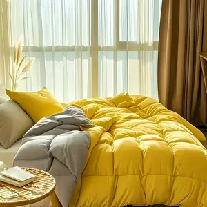 2/3pcs Quilt Set, Suitable for All Seasons, Luxurious and Soft, 100% Microfiber Filling, Soft and Comfortable, Machine Washable, Includes 1 Quilt and 1/2 Pillowcases, an Essential Bedding Item for Homes and Dorms, and the Perfect