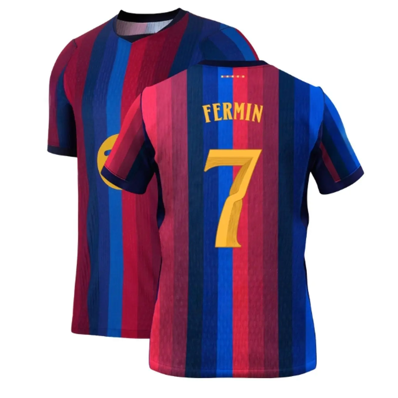 Unisex Collectible Sports Apparel Fermin 2026-2027 New Home Player Jersey - Spain League