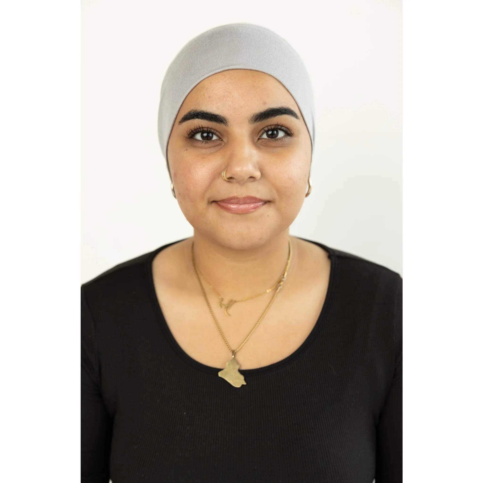 Jersey Under Scarf Tube Cap - Slate Silver