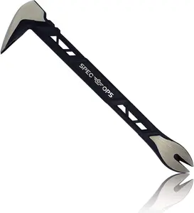 Spec Ops Tools 10" Nail Puller Cats Paw Pry Bar, High-Carbon Steel, 3% Donated to Veterans, Spec Ops Tools LLC