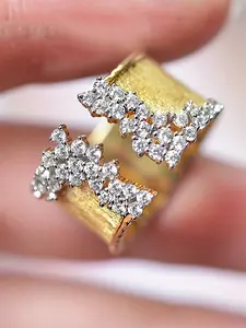 1 PC Fashion Cubic Zirconia Ring for Man for Party Jewelry Valentine's Day Gift