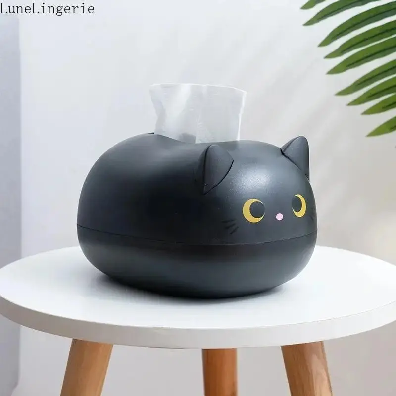 Cartoon Cat Tissue Holder Stand, Freestanding Portable Toilet Paper Dispenser for Kitchen/Bath Home Decor, Portable Toilet Paper Holder, Practical, One Size