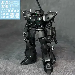 HG /144 MS-08TX Efreet Night Fighting Type Black Warrior Color Mech Assembly Model Kit Action Figures Decorative Boy Toy Gift