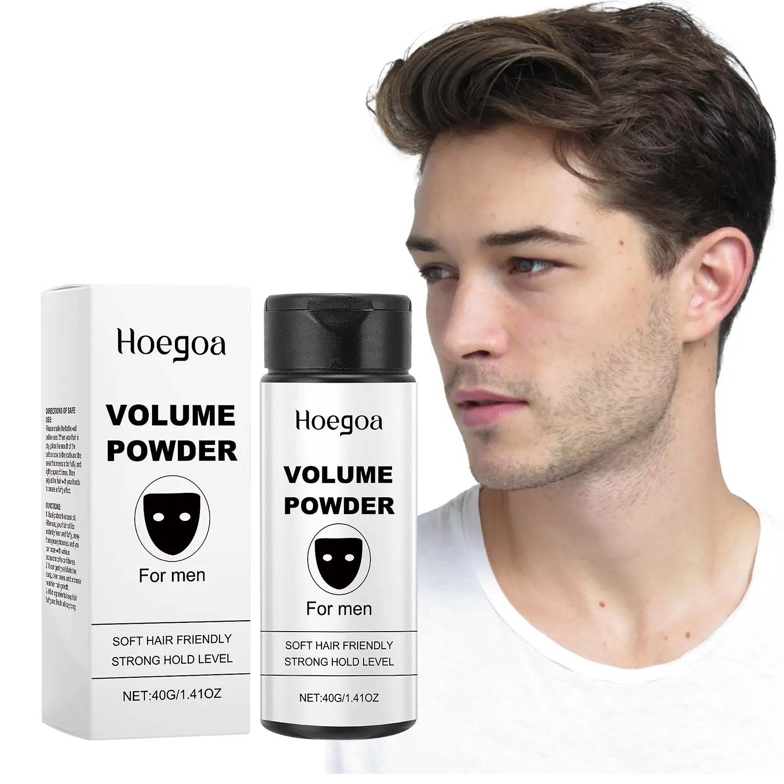 Volumizing Hair Texture Powder for Oil Control and Long-Lasting Mattifying Hold, Gentle No-Rinse Styling Formula, Styling Powder