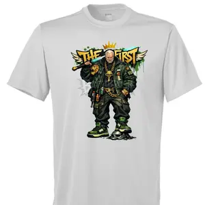 Lion El'Johnson T-Shirt - The First Graphic Tee for Men with Unique Character Design and Comfortable Fit