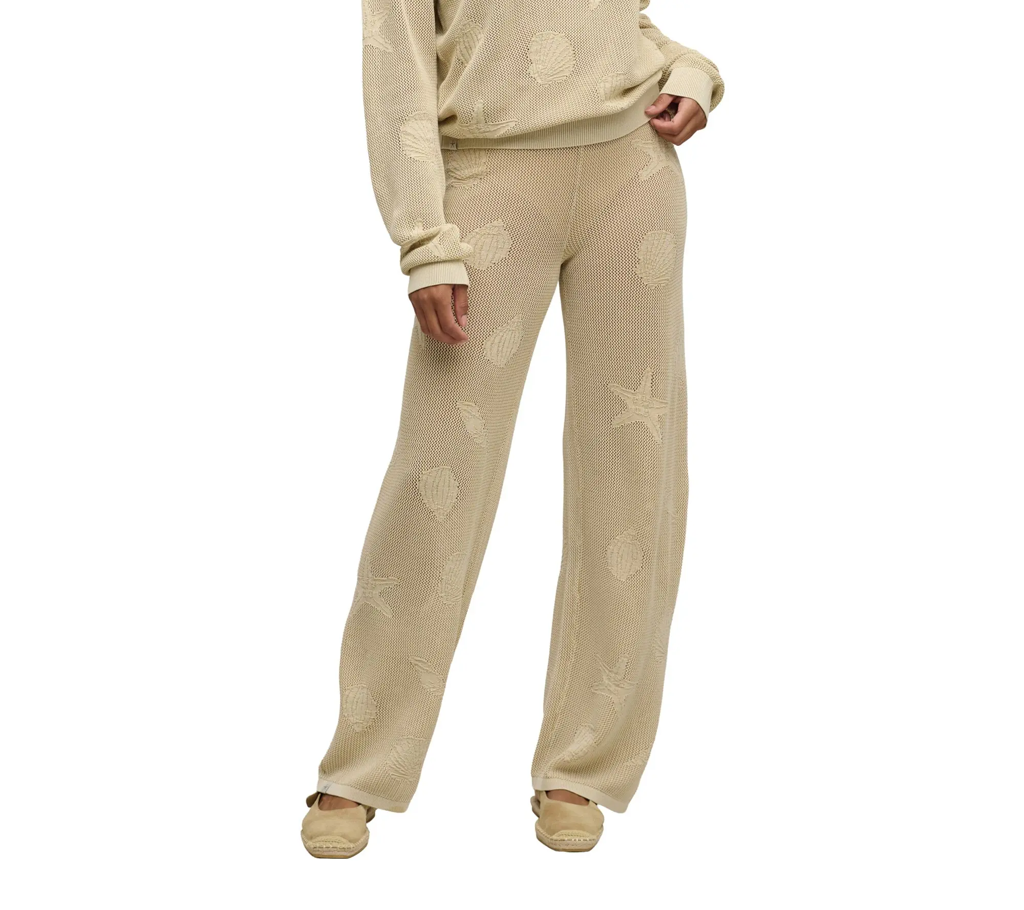 Barefoot Dreams Sunbleached Shell Motif Pant