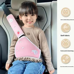 Universal Car Child Safety Seat Shoulder Pad Belt Protector, Non-Child Safety Seat, Fits Any Vehicle, Ca Prop 65 Compliant, Cute