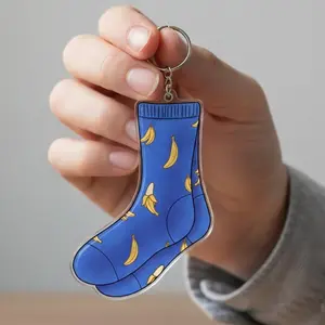 Lucky banana socks Keychains, Heated Rivalry & Hollanov Inspired Acrylic Keychains / Bag Charms, Team Rozano Keychain