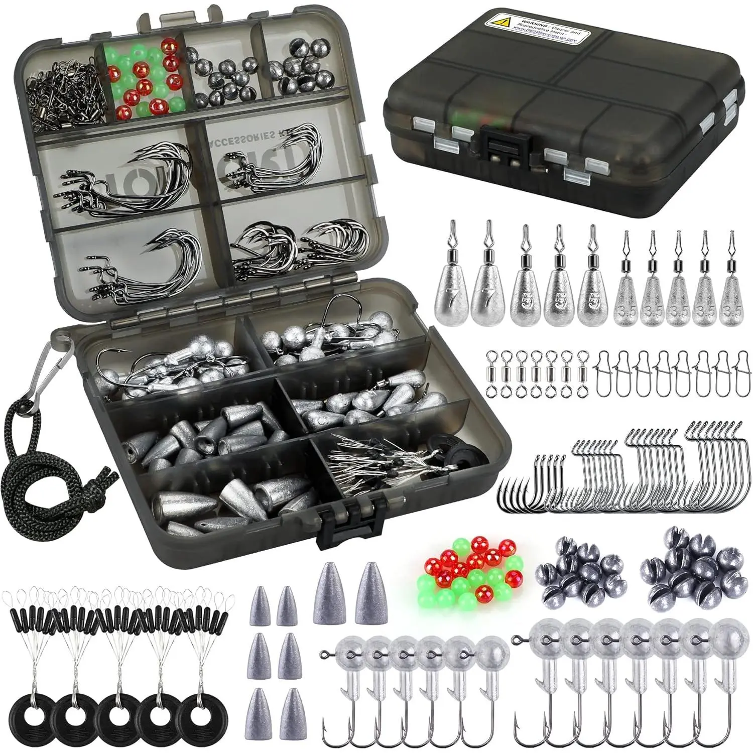 183pcs Fishing Accessories kit