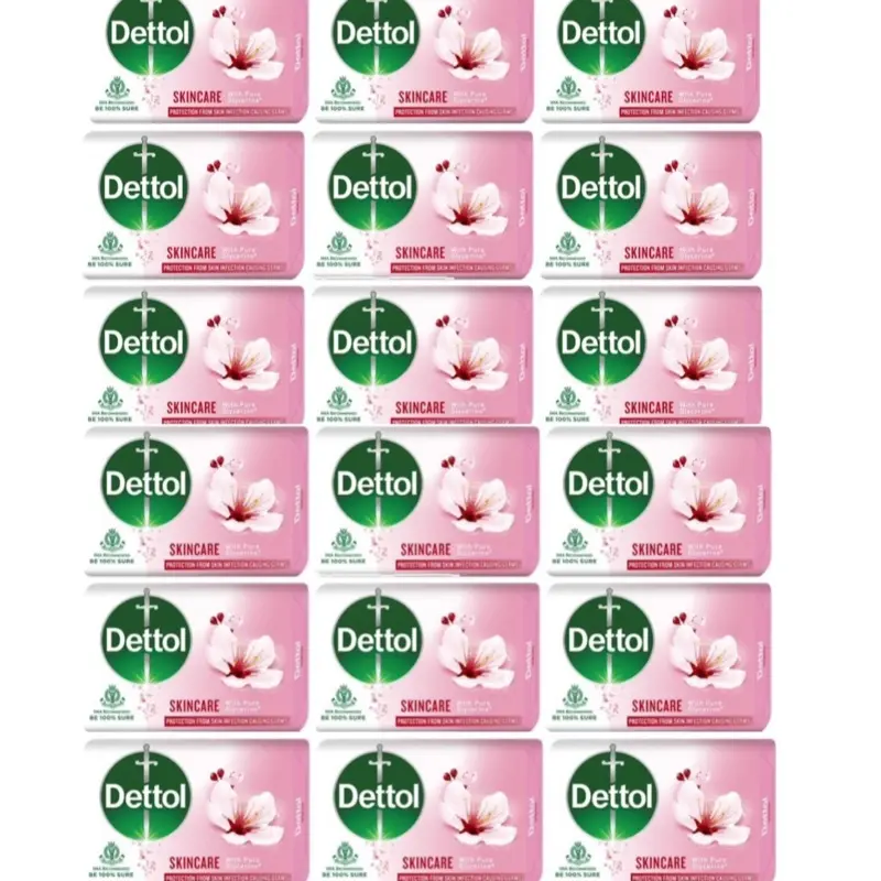 Dettol Antibacterial Body Soap 4, 6, 12, 24 or 48 Count - original/ skin care /fresh Formula for Hygiene and Skin Care Cleanser Cleansing